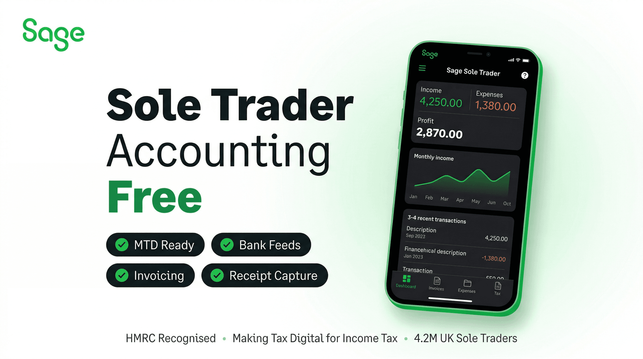 Sage Sole Trader Review: Is the Free Plan Actually Good Enough for UK Self-Employed?